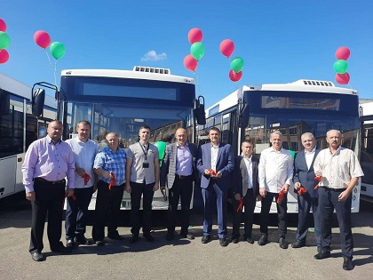 Гродненский автопарк пополнили 8 автобусов МАЗ