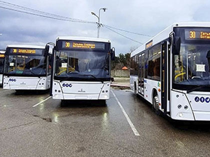 Геленджик принимает четыре автобуса МАЗ