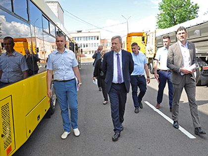 Делегация из Санкт-Петербурга посетила МАЗ