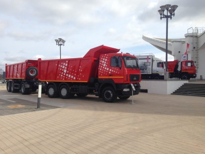Интересная новинка МАЗ на выставке BUDEXPO-2019