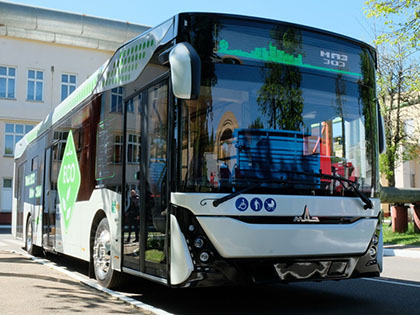 Электробус МАЗ-303Е10 привлек внимание в Европе