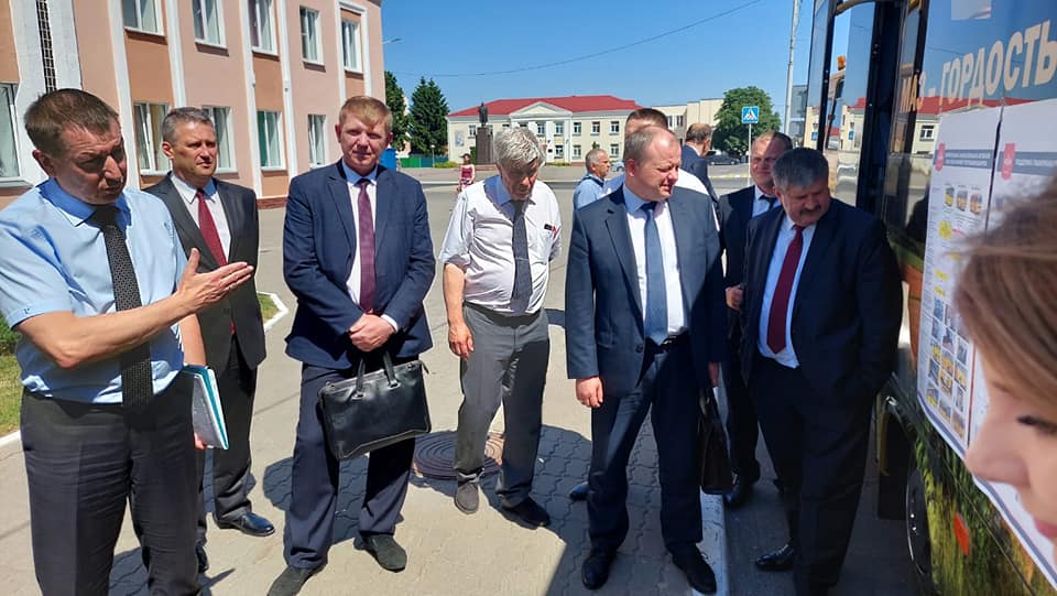 Автобус МАЗ-257 представили в Гомельской области