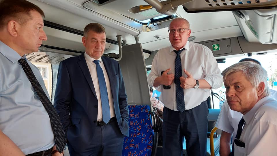 Автобус МАЗ-257 представили в Гомельской области