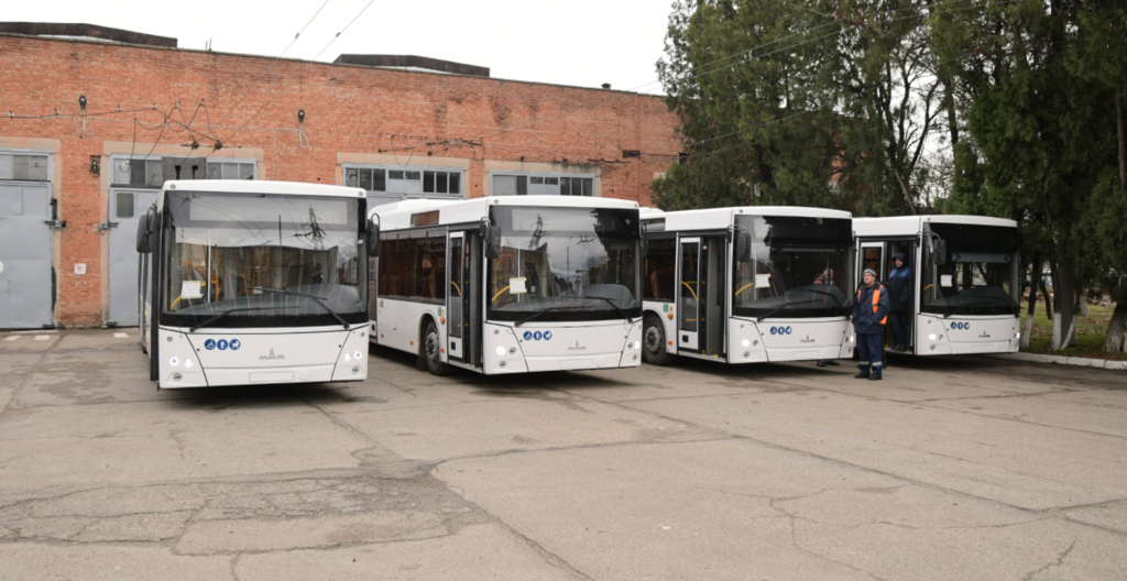 Автобусы МАЗ прибыли в Краснодар