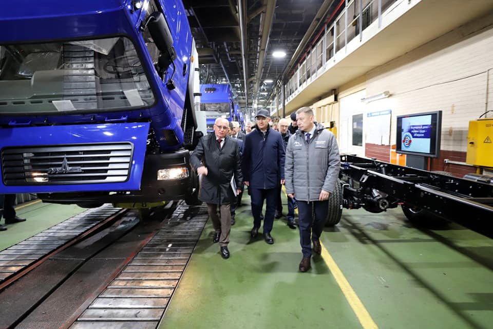 Визит губернатора Калужской области на Минский автомобильный завод
