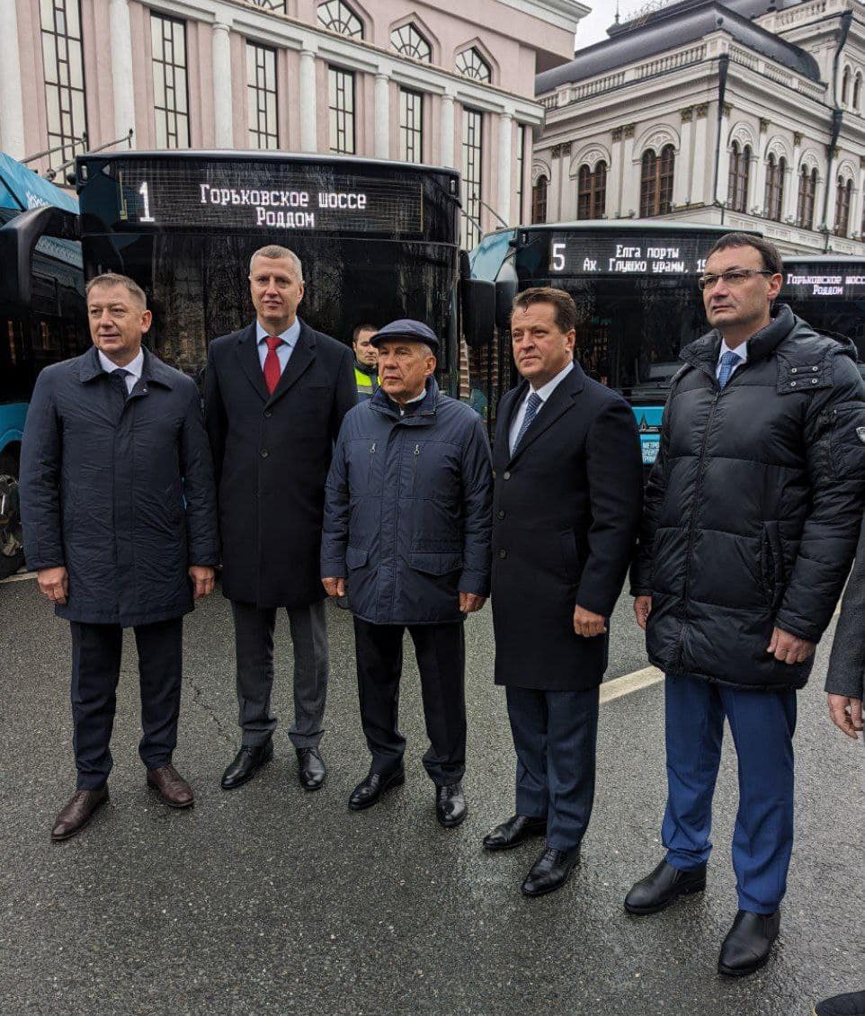 Торжественная передача троллейбусов МАЗ состоялась в Казани