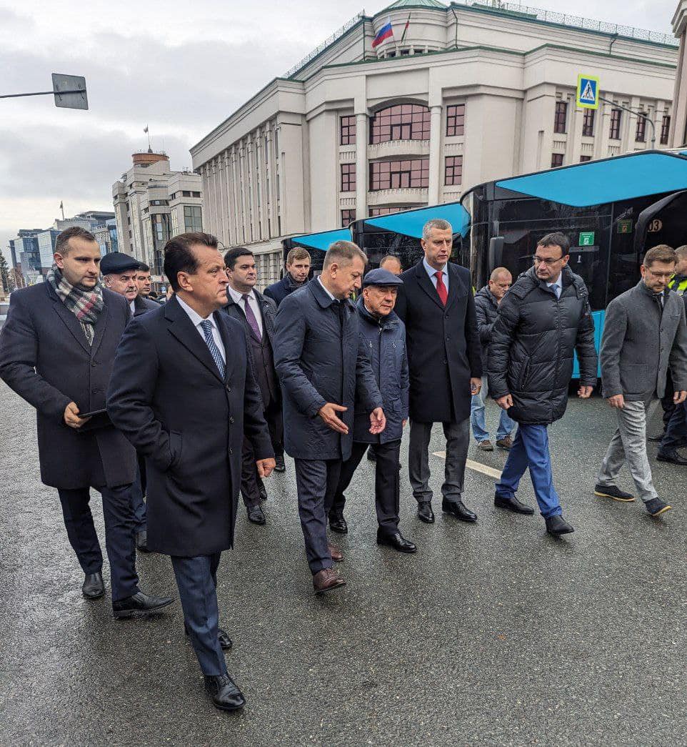 Торжественная передача троллейбусов МАЗ состоялась в Казани