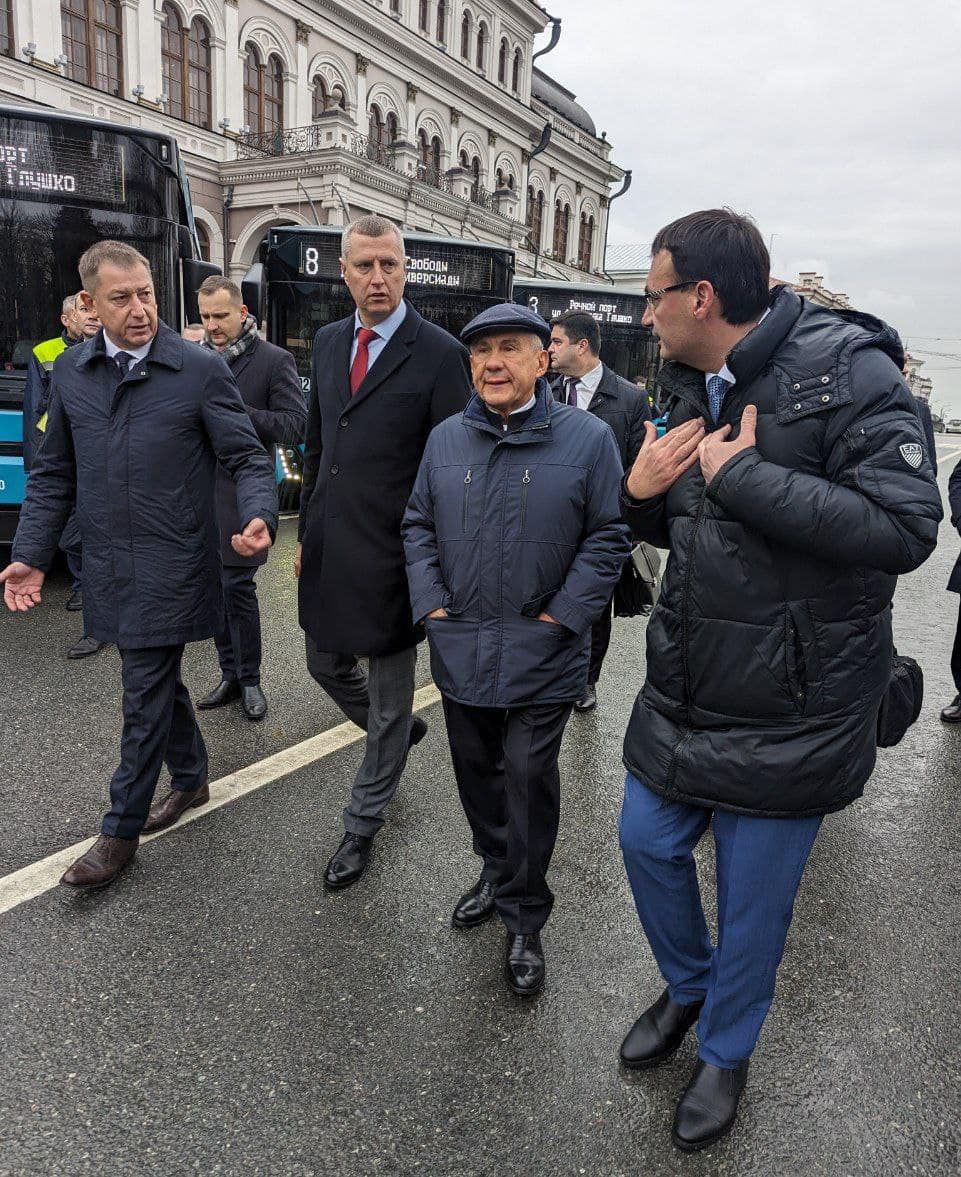 Торжественная передача троллейбусов МАЗ состоялась в Казани