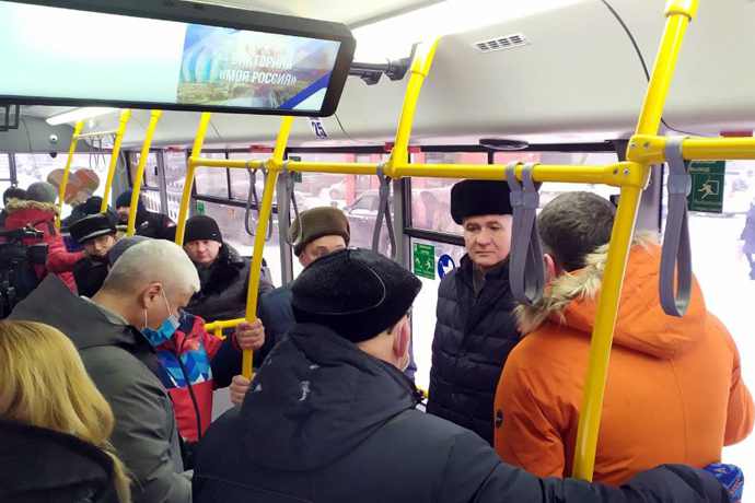 Новый троллейбус в Новосибирске