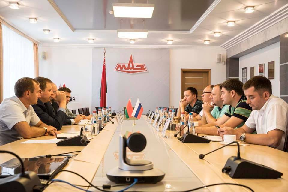МАЗ развивает сотрудничество с российской федерацией