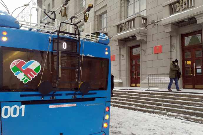 Новый троллейбус в Новосибирске