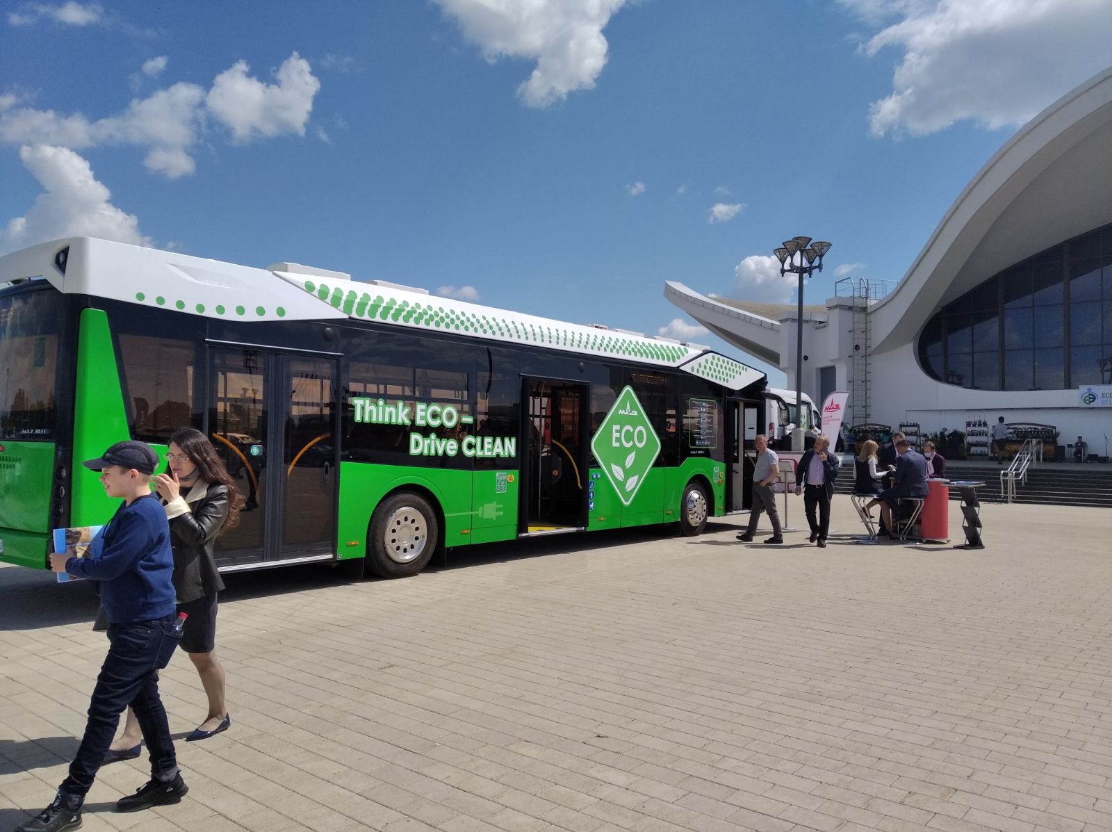 Электробус МАЗ на выставке «Ecology Expo Belarus -2021»