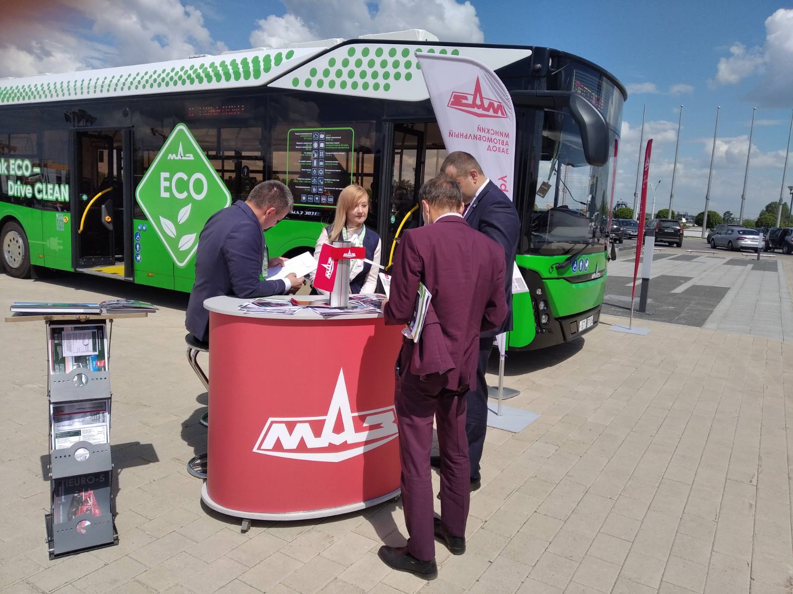 Электробус МАЗ на выставке «Ecology Expo Belarus -2021»