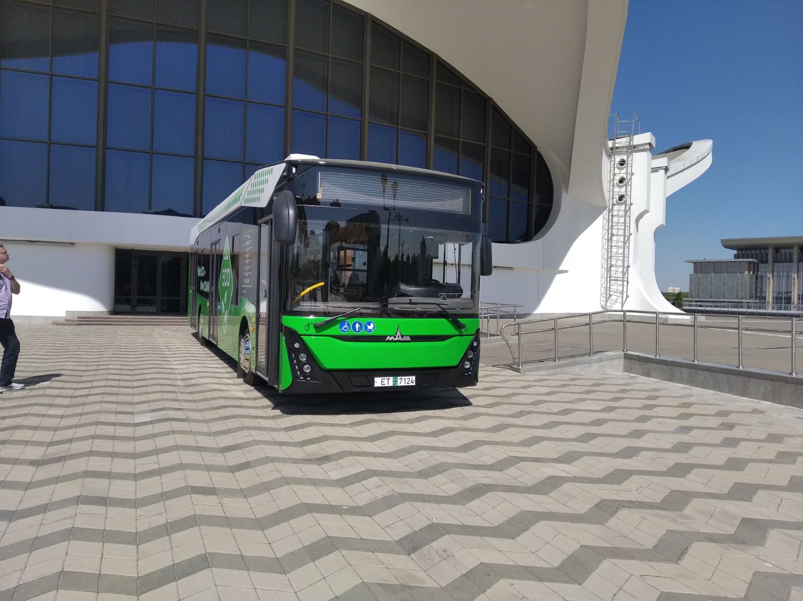 Электробус МАЗ на выставке «Ecology Expo Belarus -2021»